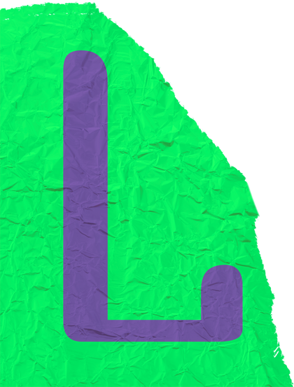 ransom letter l cut out